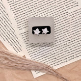 S925 Silver Star Stud Earrings